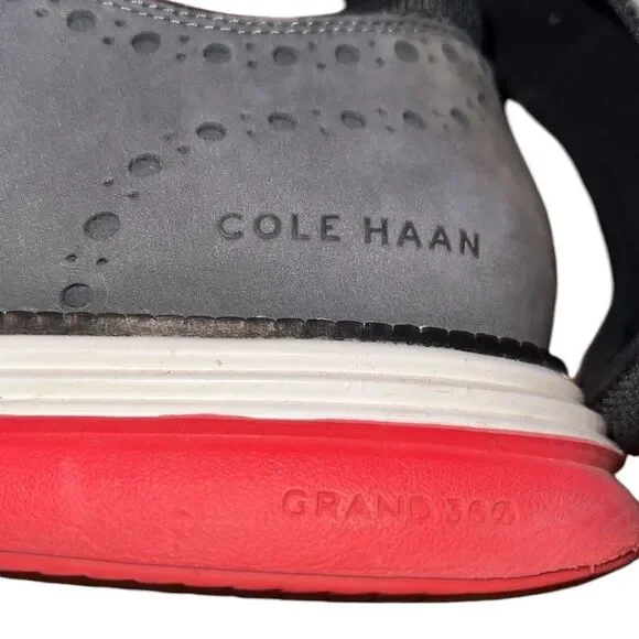 Cole Haan Grand 360 Gray Suede Shoes Size 10 1/2 M - Picture 5 of 7